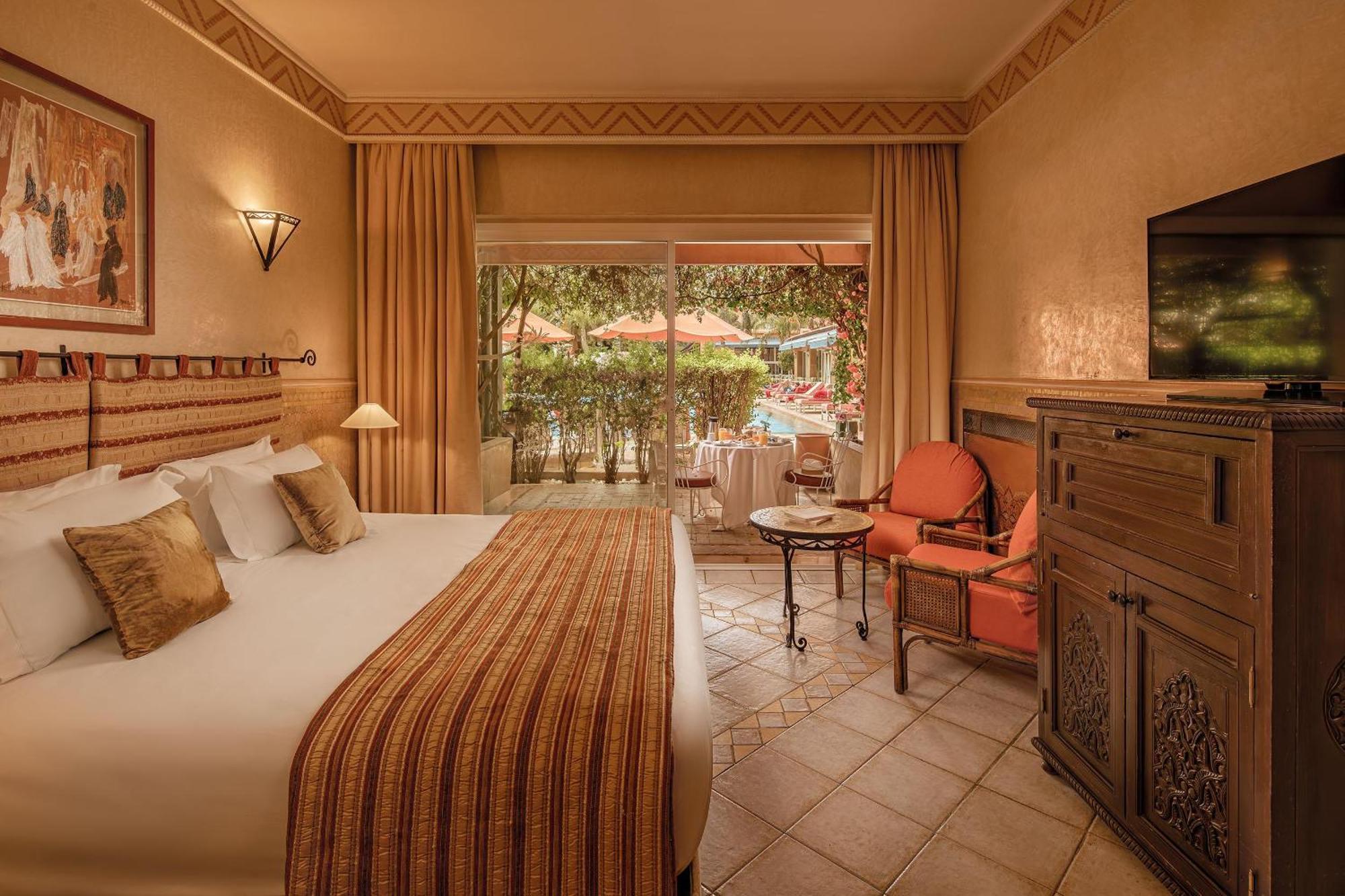 Es Saadi Marrakech Resort - Hotel Marrakesh Exteriör bild A room at the hotel